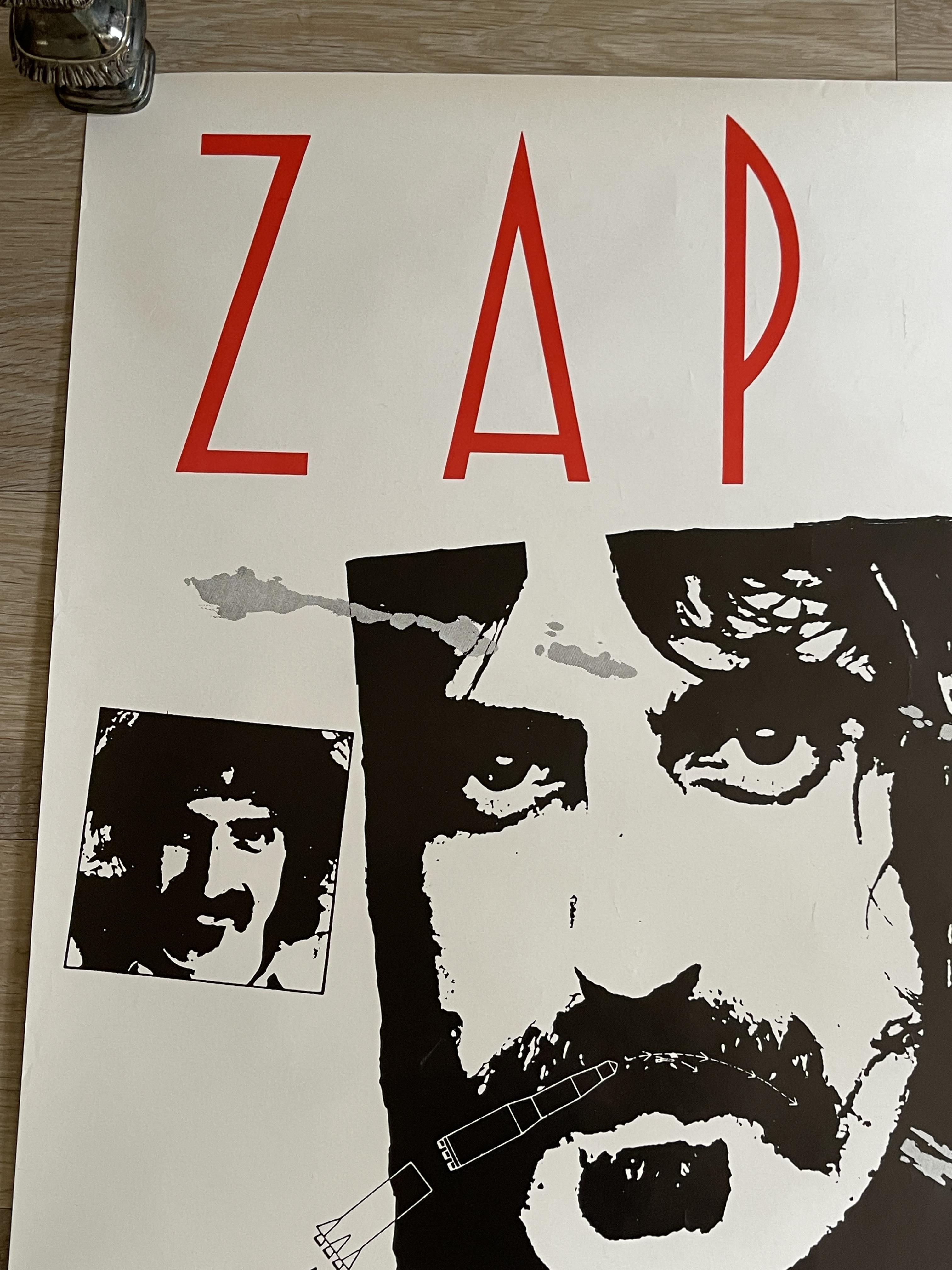 Frank Zappa Original Vintage PosterExcellent Cond - Image 3 of 7