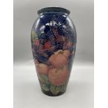 Moorcroft vase, Moorcroft Finches and fruit by Sal