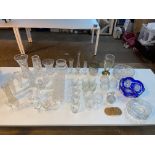 Collection of Crystals and Glass Tableware