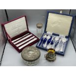 HM Silver and silver plate items