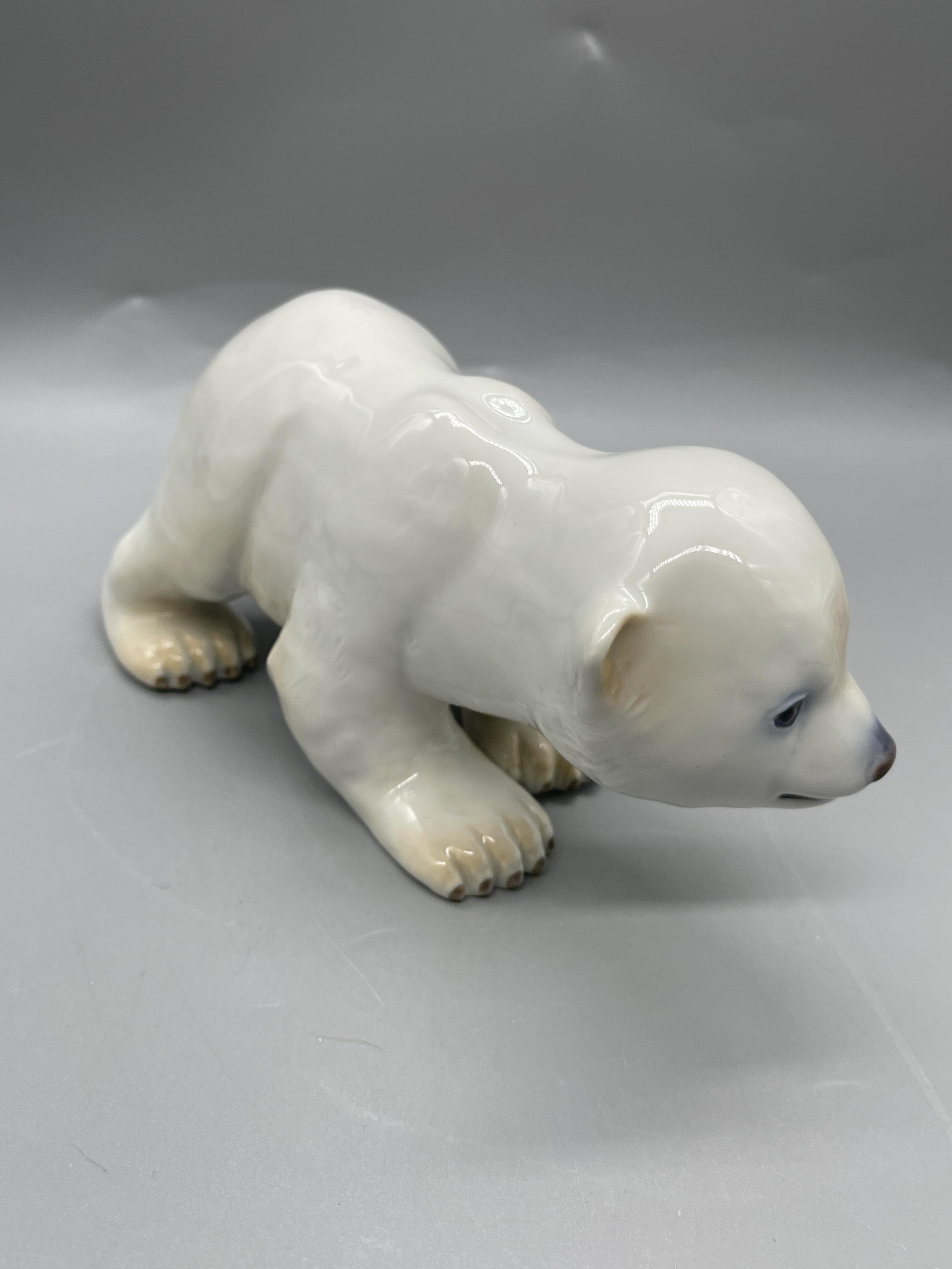 LLADRO 1443 Bearly Love Figurine-Polar Bears on Ic - Image 12 of 21