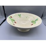 VINTAGE BESWICK ART DECO STRAWBERRY FRUIT BOWL BE