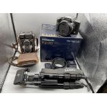 Yashica-Mat Vintage Camera and Digital Panasonic F