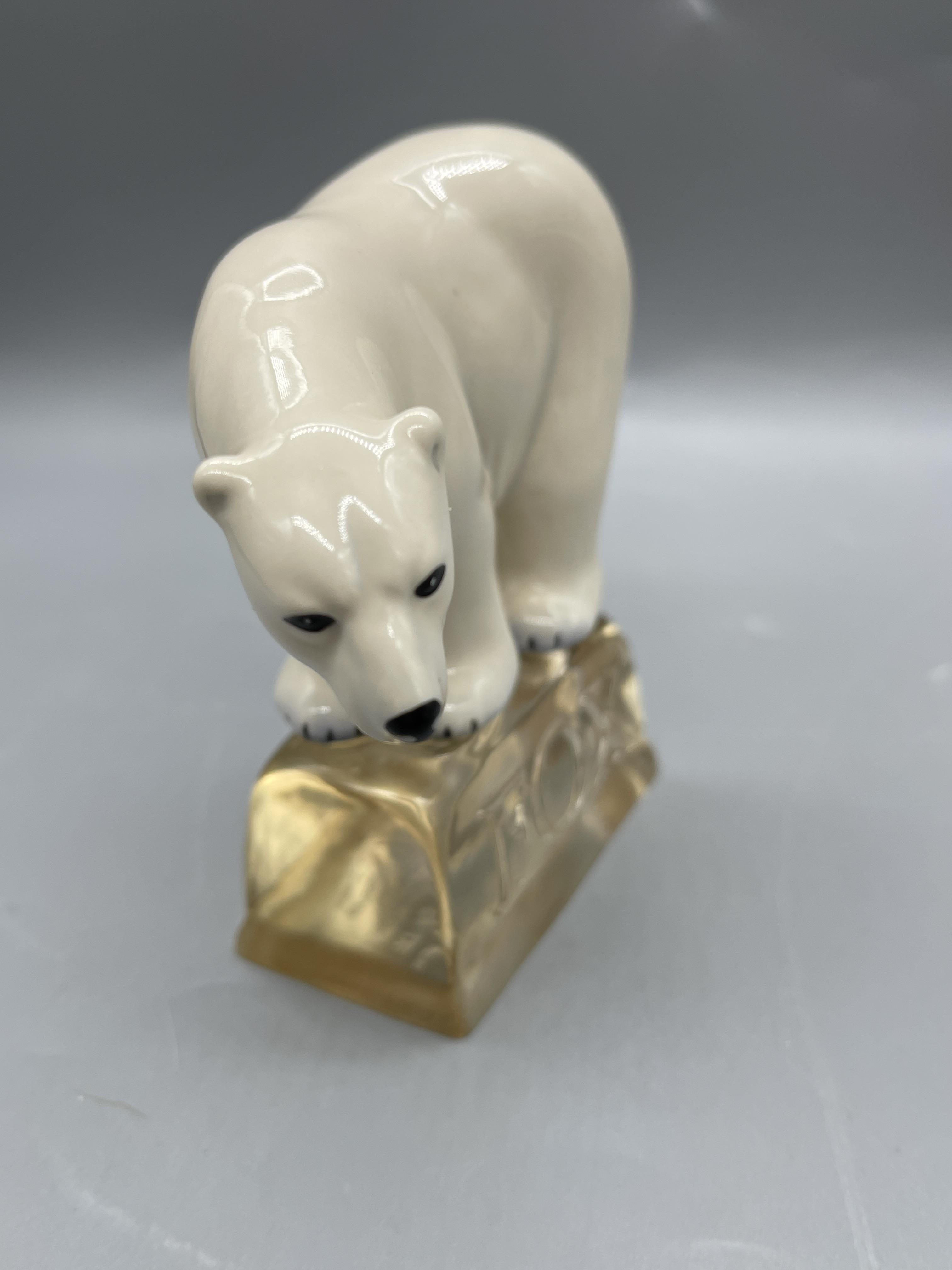 LLADRO 1443 Bearly Love Figurine-Polar Bears on Ic - Image 18 of 21
