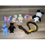 Quantity of Eight TY Soft Toys