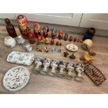 Assorted Decorative Items to include to set Russia