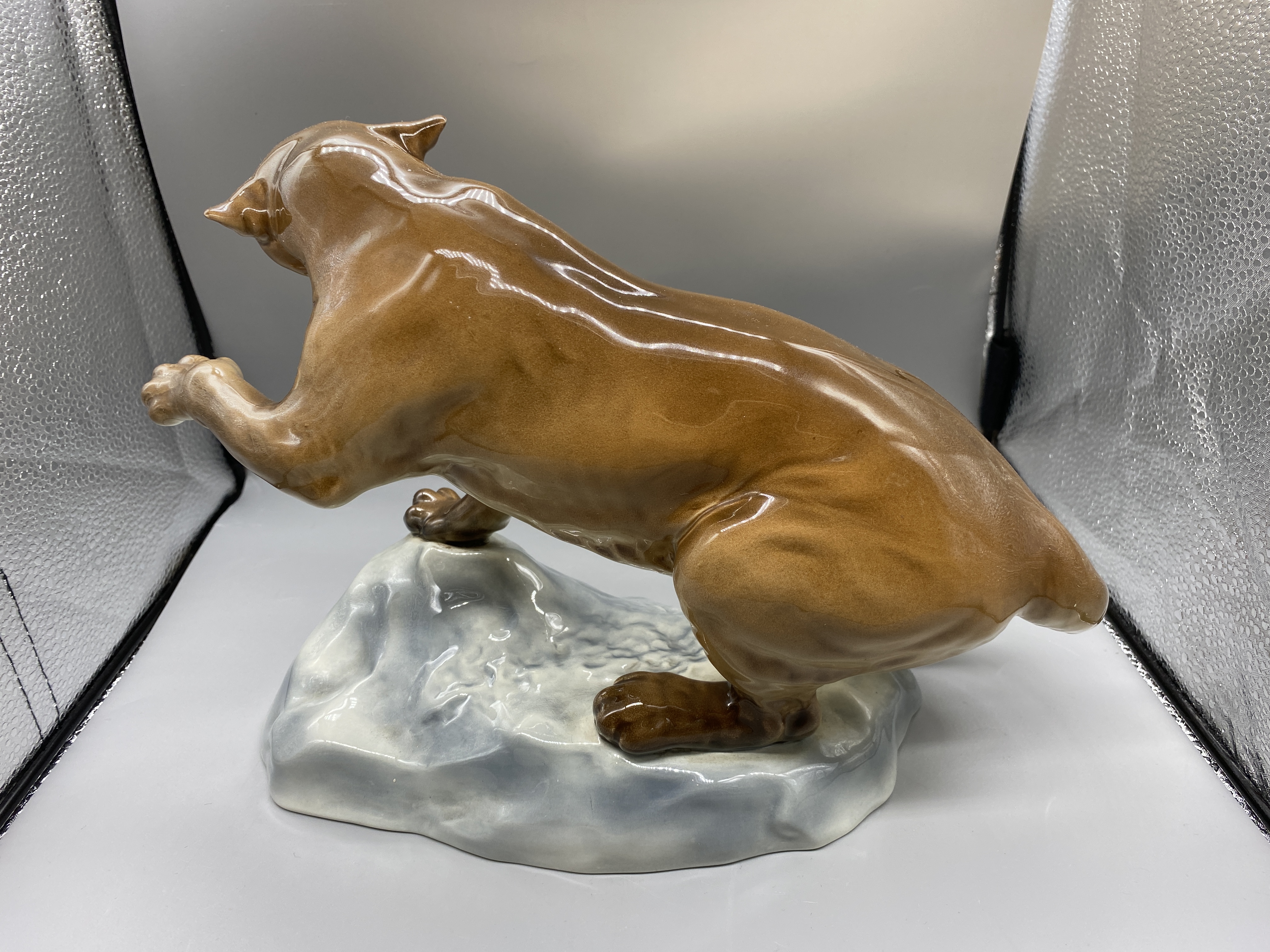 Beswick Puma On Rock Great Condition, No Damage - Image 4 of 7