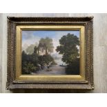 Framed Oil on Board by Robert Woodley-Brown 1849 D