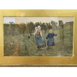 Vintage Art 1881 - by Lionel P. Smythe Original Framed and Signed Painting - 'Home' wat