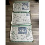 Large Original Vintage Mechanical Parts Posters.S