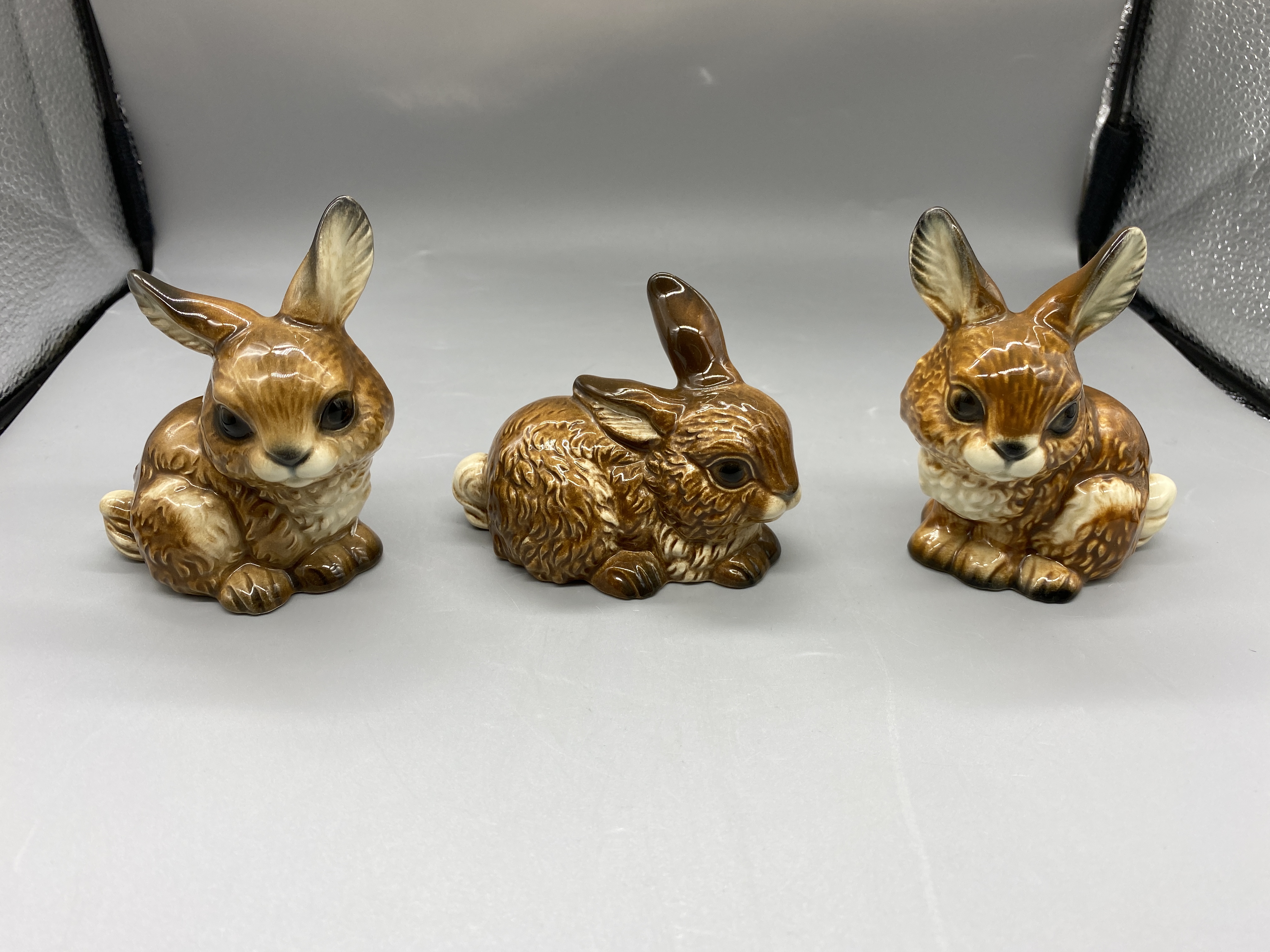 Set of 2 Sylvac and Set of 3 Goebel Rabbit Figures - Image 6 of 8