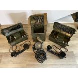 Pair of WWII Military UK Telephone Sets "L" M K 1/