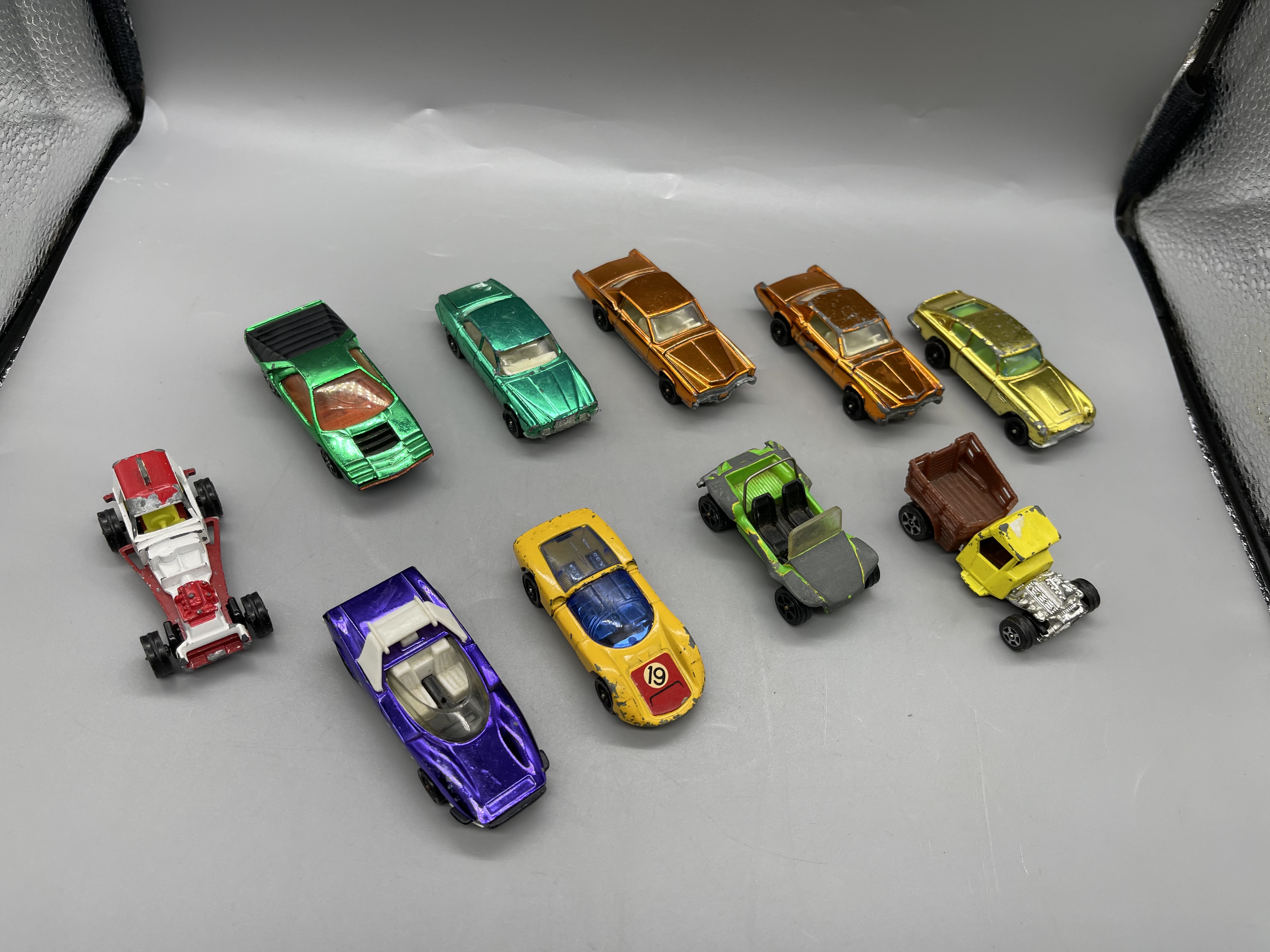 Ten assorted Corgi - Rockets car models