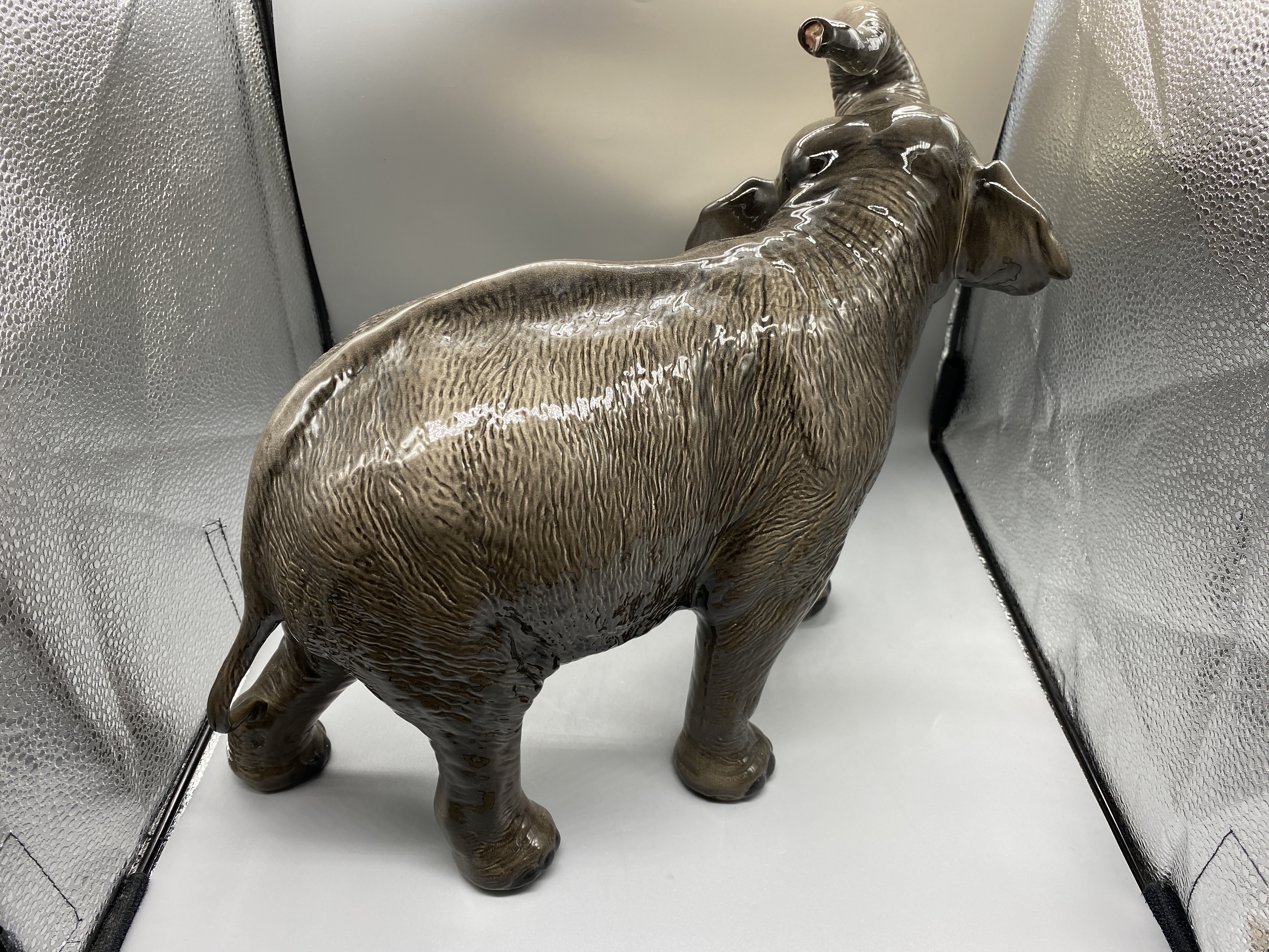 Vintage Beswick England Trunk-up Porcelain Elephan - Image 7 of 16