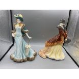 Royal Worcester - Ascot Lady and Royal Worcester -