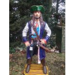 WITHDRAWN DUE TO DAMAGE IN TRANSIT Cinema - Statue of the Caribbean pirate Jack Sparr