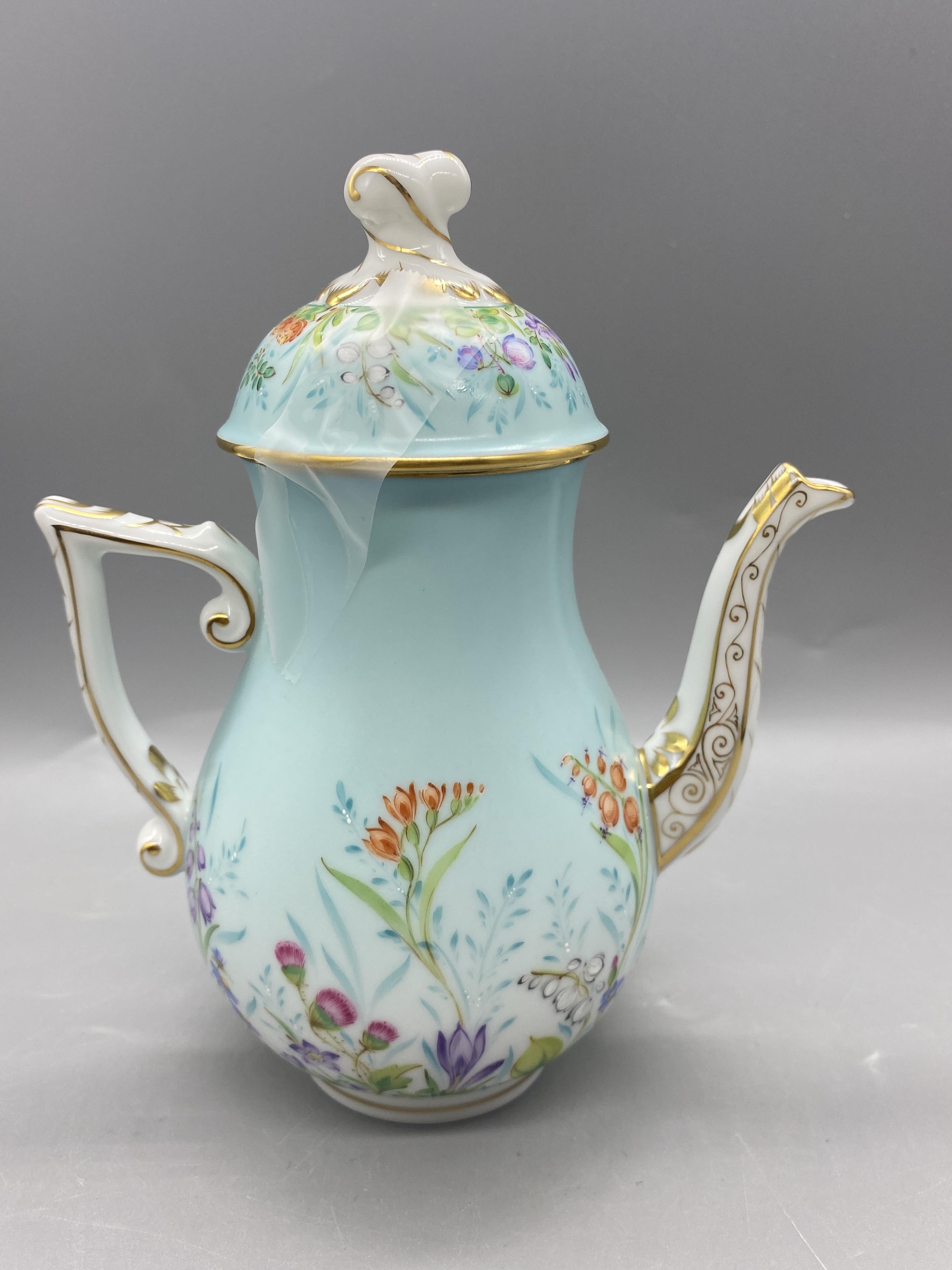 Three Herend Porcelain Coffee Pots, signed and mar - Image 5 of 22
