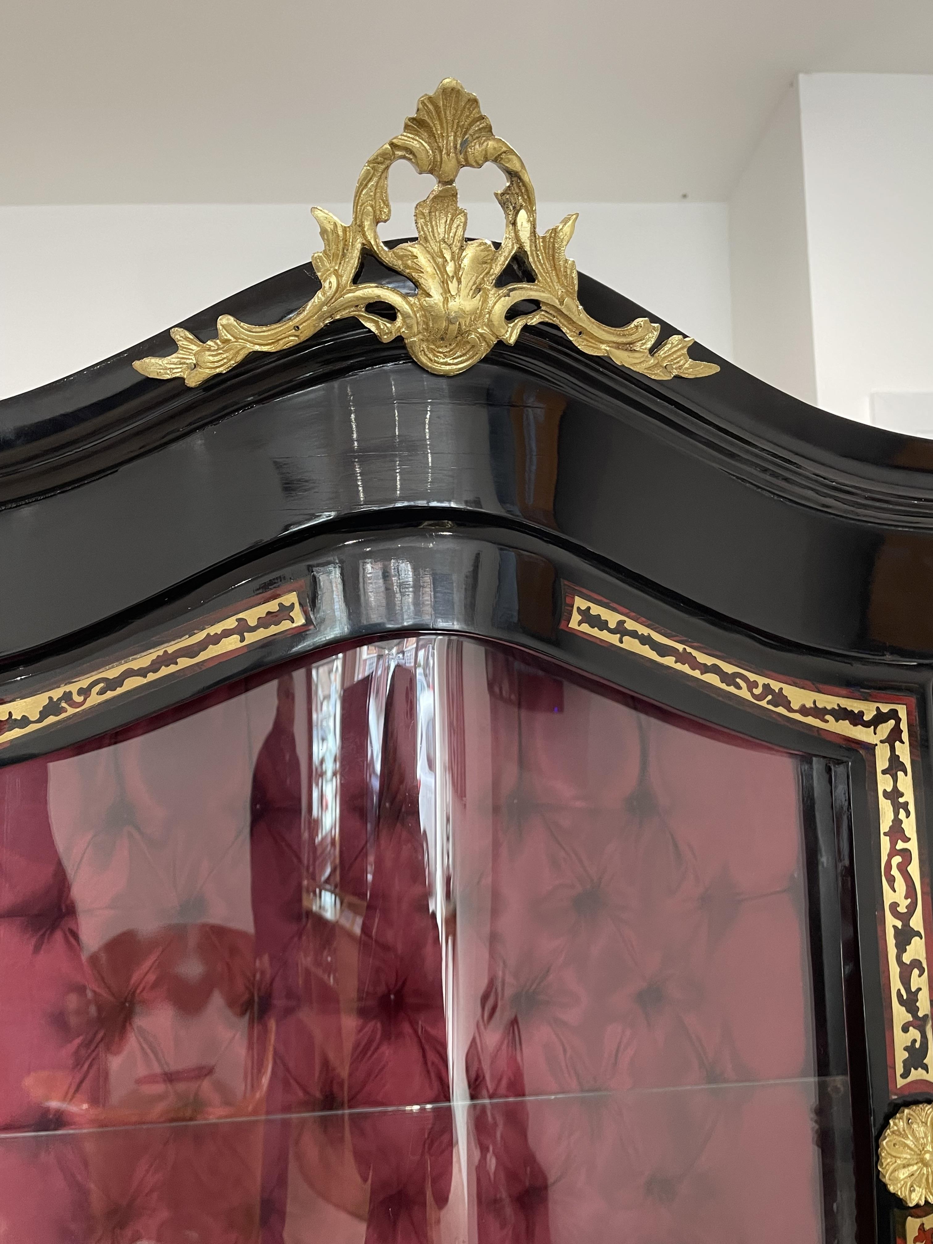 Casa Padrino Baroque Boulle display Cabinet Versai - Image 9 of 21