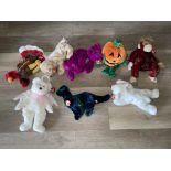 Quantity of Eight TY Soft Toys