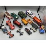 Quantity of assorted toy vehicle models