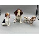 Three Dog Figures to include Royal Doulton, Royal