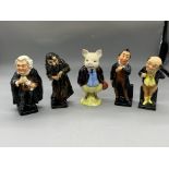 Set of 4 Royal Doulton Charles Dickens Figurines a