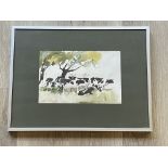 Signed Small Watercolour by Walch '85