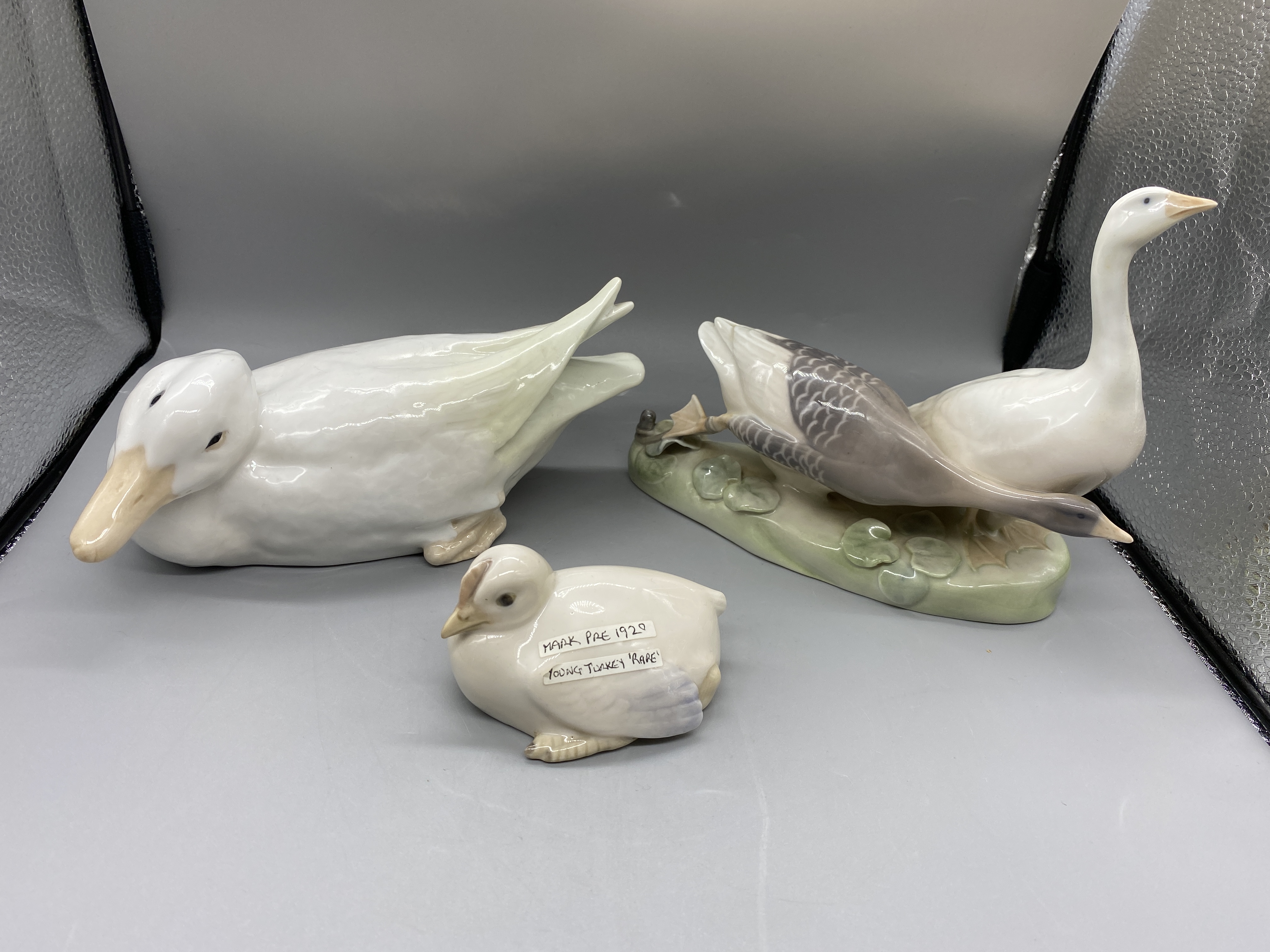 Three Royal Copenhagen Bird Figures to include rar - Image 2 of 11