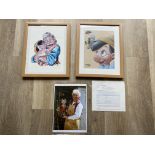 Three Signed Disney Pictures to include Disney Dav