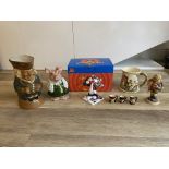 Assorted Porcelain to include Royal Doulton Toby J