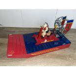 Vintage Wooden Hovercraft Toy