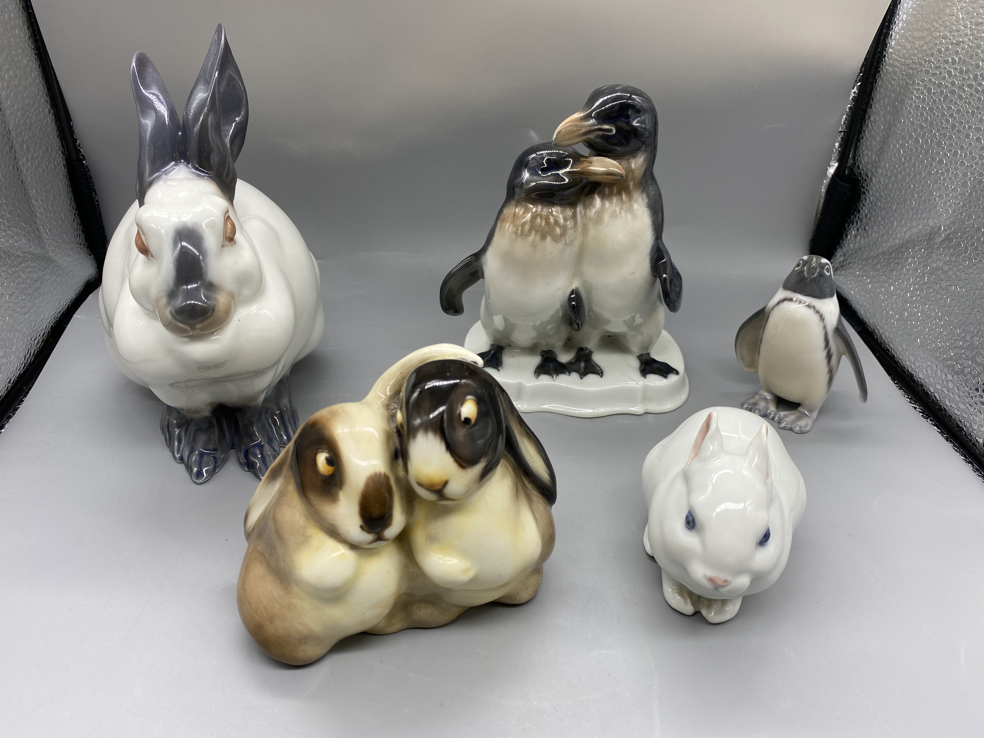 Five Animal Figures to include Rosenthal, Royal Do