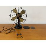 Rare Vintage Antique Electric Fan B&Y