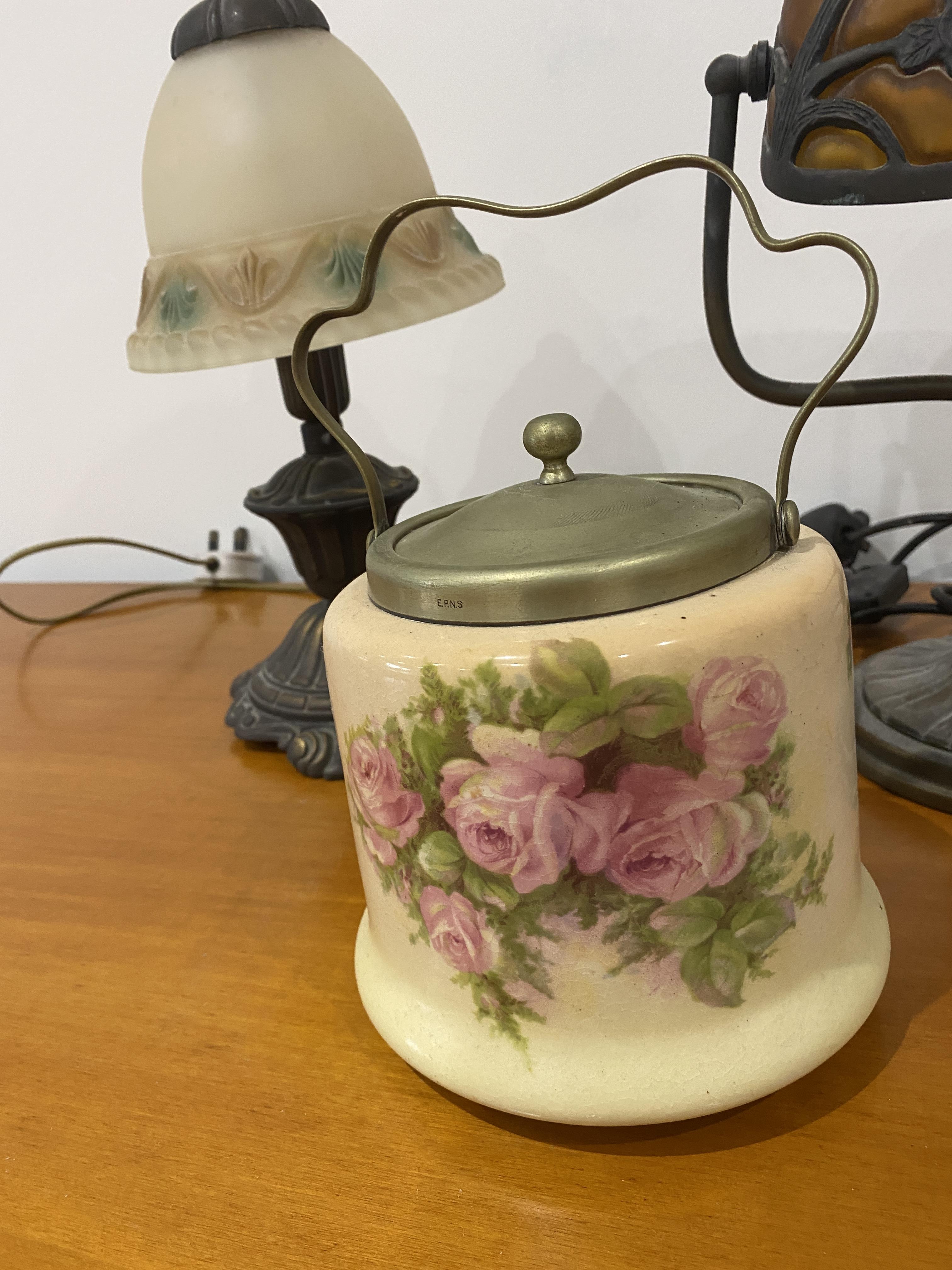 Collection of Vintage Lamps and Tea Caddies - Image 8 of 11