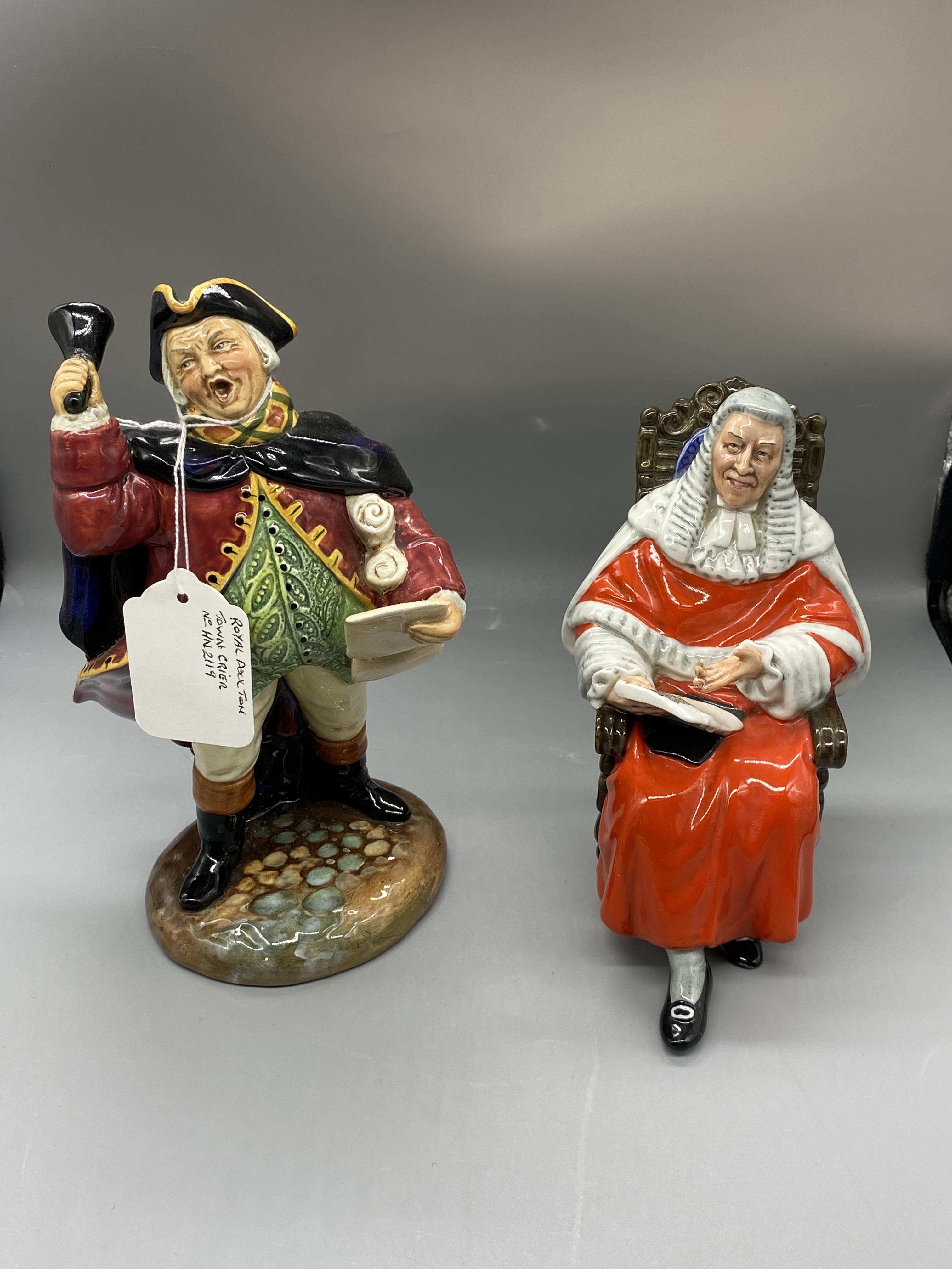 Royal Doulton - HN2443 The Judge and HN2119 Town C