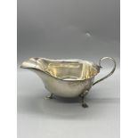 Two HM Silver Sauce Boats Sauce Boat 1. Hallmarke