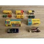 Boxed Vintage Corgi and Dinky Toy Models, Good Con