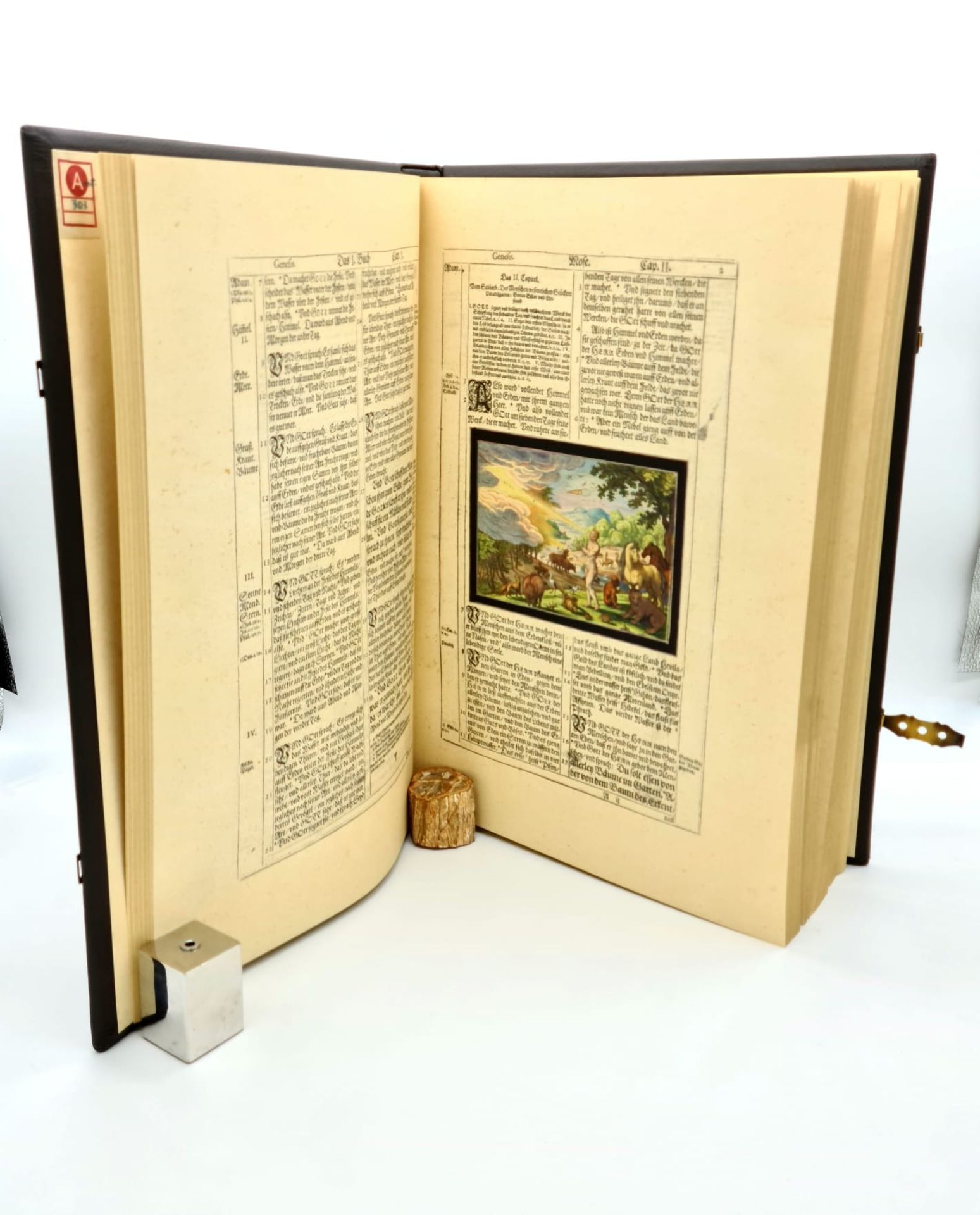 Bibel Biblia 1630 Matthäus Merian Kupferbibel ,Faksimile, nach dem handkolorierten Exemplar Ausst. - Image 9 of 9