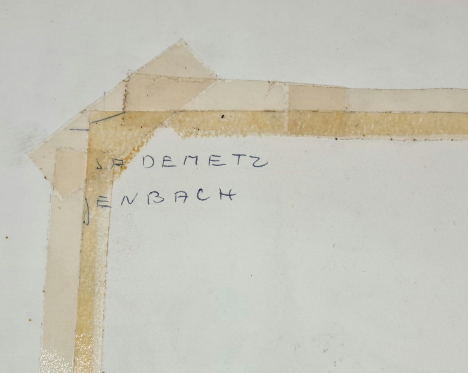 La Demetz, Jenbach , Zeichnung auf Papier, Blattgröße: 20x29cm, - Image 3 of 3