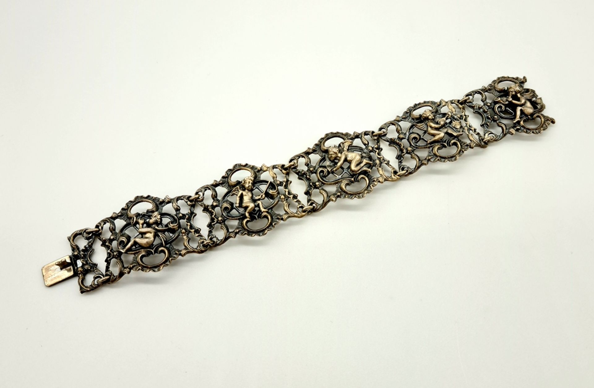 Armband, Silber 800 , Länge: 19,5cm, Breite: ca. 3cm , 39,2g