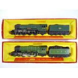 A pair of TRI-ANG-HORNBY OO Gauge steam locomotives comprising 2 x 'Flying Scotsman' one in LNER