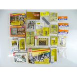 A group of HO Gauge electrical model railway accessories by BUSCH, VIESSMANN, BRAWA etc. together