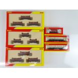 A mixed group of HORNBY wagons and wagon sets - VG/E in G/VG boxes (12 wagons in 6 boxes)