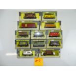 A group of assorted WRENN wagons as lotted - G/VG in G/VG boxes (12)