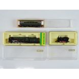 A small group of MINITRIX steam and diesel locomotives to include a boxed dock shunter and Britannia