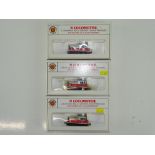 A trio of BACHMANN N Gauge American Outline Plymouth diesel locos in Burlington livery - G/VG in G