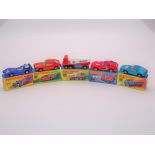 A group of MATCHBOX Superfast series diecast cars comprising numbers 61 to 65 - this lot forms