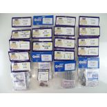 A group of DAPOL rolling stock and building kits - as new sealed in packets (20)