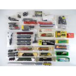 A large group of spares and accessories for N Gauge including a quantity of British and American