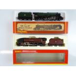 A pair of HORNBY OO Gauge steam locomotives to include a 'Princess Elizabeth' and a 'City of